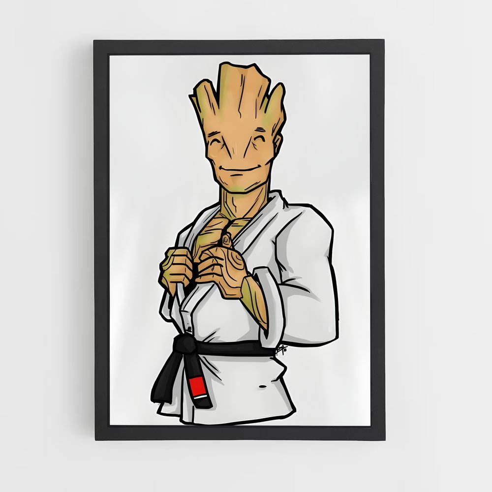 Poster BJJ Hero – affiche Jiu-jitsu brésilien (vue 2)